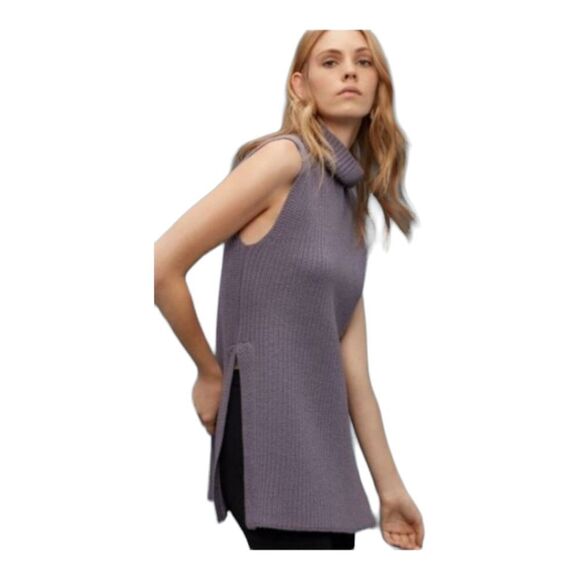 Aritzia Wilfred Durandal Sleeveless Cowl Neck Sweater - Picture 4 of 4